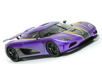 FRONTIART 1:18 Koenigsegg Agera R Electro-optical purple car model