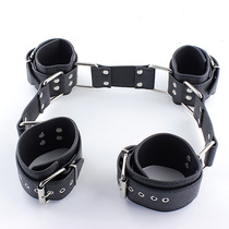 SM toys   fun supplies bundled and handcuffed with puppy cuffs and tutored to male and female dog slave labor