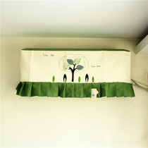 New handmade fabric air conditioning cover modern simple all-inclusive hanging air conditioning set 1 1 5 horses 2