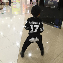Tide brand pants childrens clothing running brother Zheng Kai Li Xiaolu with mushroom cloud Kai Xiu spring and autumn waist pants
