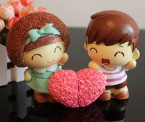 Resin doll European fashion creative home accessories decoration decoration decoration decoration wedding gift