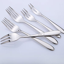 German konner18 10 stainless steel Western food main food fork sweet fork harpoon fruit fork field snail cake fork