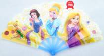 Frozen Queen Princess 7 7 pieces 7 pages seven leaf cartoon folding fan plastic fan cool fan seven fold fan