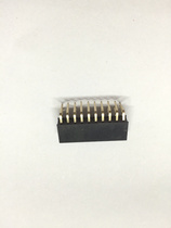 Connector row bus seat bend seat 2*10 seat 2 54 circuit board connector bend female seat gold plated
