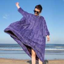 Ace recommends designer celebrity favorite little female mink mink fur coat long large size dress