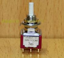 L8602 with lock gilded six-foot two-way little button switch M6 2 often open and close T80 Taiwan SH