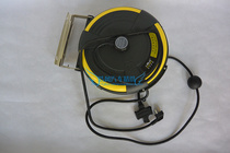 Haibao electric type pipe reel three-wire socket reel electric drum cable automatic telescopic wire tube 10 meters