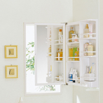 Imported Panasonic Panasonic double-sided mirror containing cabinet side containing mirror box