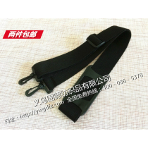  Factory shop 5CM wide black canvas bag with casual bag messenger shoulder strap cotton webbing high-strength plastic accessories