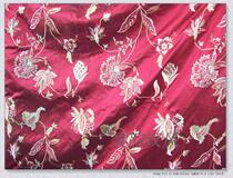 Upscale extravaganza 100% pure real silk double palace bottom cloth 140 wide embroidered pure genuine silk fabric classical European-style style