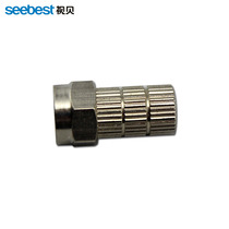 Cable TV self-tightening waterproof Inch-5 F-head thread Self-tightening self-tightening thread F-head