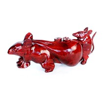 Everywhere Hair Chaine Wood Sculptures Rat Swing Pieces Raw zodiac Mole Rat Iron Pear Wood Finely Carved Meta-Squirrel 2 squirrels