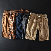 Foreign trade factory tail single men camouflage shorts cotton sports Capri pants exported to Europe and the United States original single cut Tide brand breeches