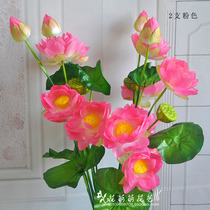 High emulation Silk Lotus Lotus Sleeping Lotus Lotus Lotus Lotus Landing bonsai for Buddha to put floral manufacturer direct sale special price
