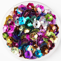 6mm Stereo Laser Flowers Bright Sheet Pearl Film Diy Clothing Accessories Accessories Dance dress Belly Leather Dance Accessories