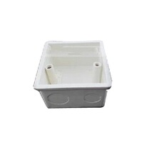 Thickened 86 type switch socket bottom case base concealed base concealed single bottom case 86X86X40