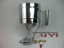 Stainless steel adjustable sandblasting gun stainless steel adjustable bomb coated gun real stone paint spray gun stone paint spray gun