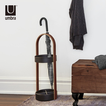 Thirty years old with the same umbra solid wood umbrella stand household creative floor-to-ceiling rain gear umbrella storage rack