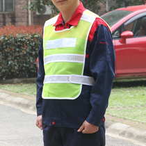 Reflective suit mesh traffic duty command luminous vest red sanitation cleaning vest labor protection engineering overalls