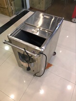 Kindergarten beauty salon barber shop stainless steel steam towel cart electric heating wet towel heating disinfection cabinet steam box