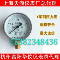 Shanghai Tianhu Instrument Factory Y60 pressure gauge