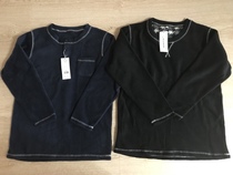 Export Japan Thousand Fun Round Neck Long Sleeve Fleece Slim T-shirt Spring Dress