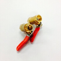 High quality pneumatic ball valve inner tooth outer wire 1 minute 2 minutes 3 minutes 4 injection molding machine switch red and blue handle pure copper threaded ball valve