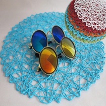 Optical shop decoration props paper rope woven cabinet mat background decoration display cabinet decoration glasses props sun glasses Tide products