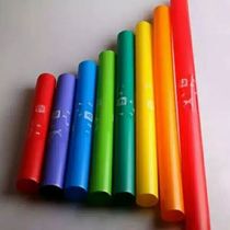 ORF childrens percussion instrument 8-tone tube Color 8-tone tube 8-tone tube Kindergarten 8-tone tube
