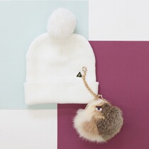 Japan FUDGE magazine Accommode popular Monster fur key hanging bag New Product