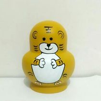 Spot Matryoshka 10-layer tiger feature creative birthday gift childrens educational wooden toy