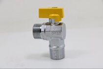 Large flow gas wall-mounted furnace angle valve 6 Sub-total copper body ground heating Home boiler in and out of water angle valve 3 4