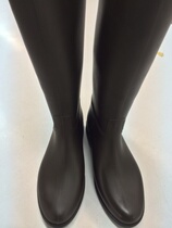 earth music platinum series long cylinder pure color womens rain boots 10142k41000