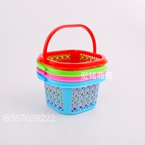 Strawberry picking basket portable fruit basket plastic basket egg basket blueberry basket small fruit 1kg cherry basket