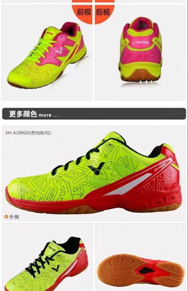 Chaussures de Badminton uniGenre VICTOR - Ref 843389 Image 12