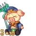 QQ gaming baby 3 10 days Pomong baby 3 Level 10 cooked pig eight-ring baby 30 days -900 days