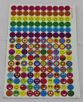 Kindergarten reward Stickers Childrens cartoon Self-adhesive Decals Praise and encouragement Colorful pattern Smiley face Stickers Stickers