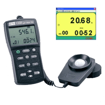 Taiwan Taishi TES1339R professional grade illuminance meter connected to computer) TES-1339R