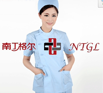 Nightingale nurse suit summer short sleeve white beauty suit oral dental suit doctor suit split suit