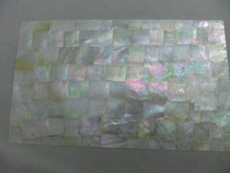 Square spelling natural pearl shell paper home decoration wall sticker lacquer art instrument art musical instrument mosaic snail