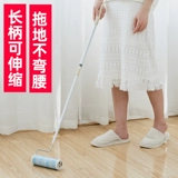 Домохозяйственная наклейка для волос на роликовой панель для волос наклеек рулона удлиняемое ручка для снятия пыли с заменой бумаги бумага Кошка очиститель волос