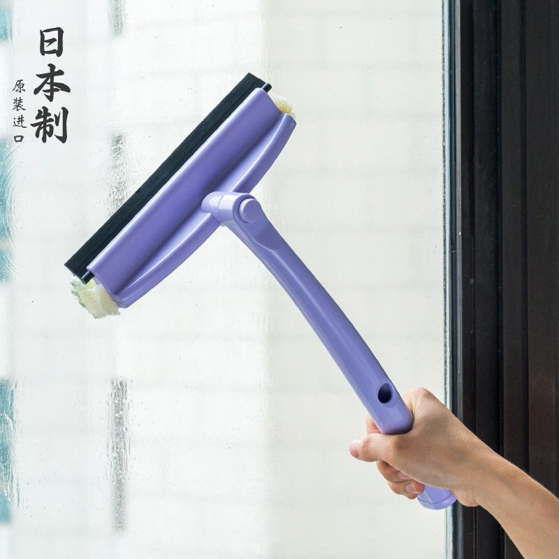 日本进口家用擦玻璃神器擦窗户镜面擦刮水器高楼伸缩杆清洁刷雨刮