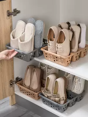 Dormitory simple shoe box Household economical storage shelf Creative space-saving shoe rack Large-capacity children's shoe cabinet
