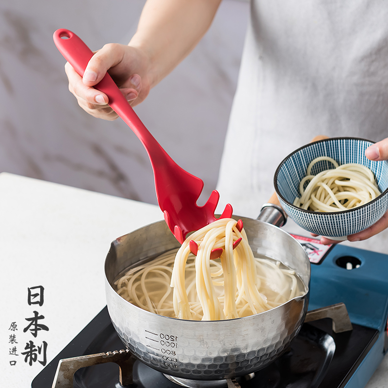 Japan imported fishing noodle colander kitchen fishing noodle artifact home fishing pasta boiled egg claw spoon colander spoon