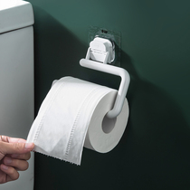 deHub toilet non-perforated tissue rack bathroom towel rack toilet roll paper adhesive stick holder toilet paper holder