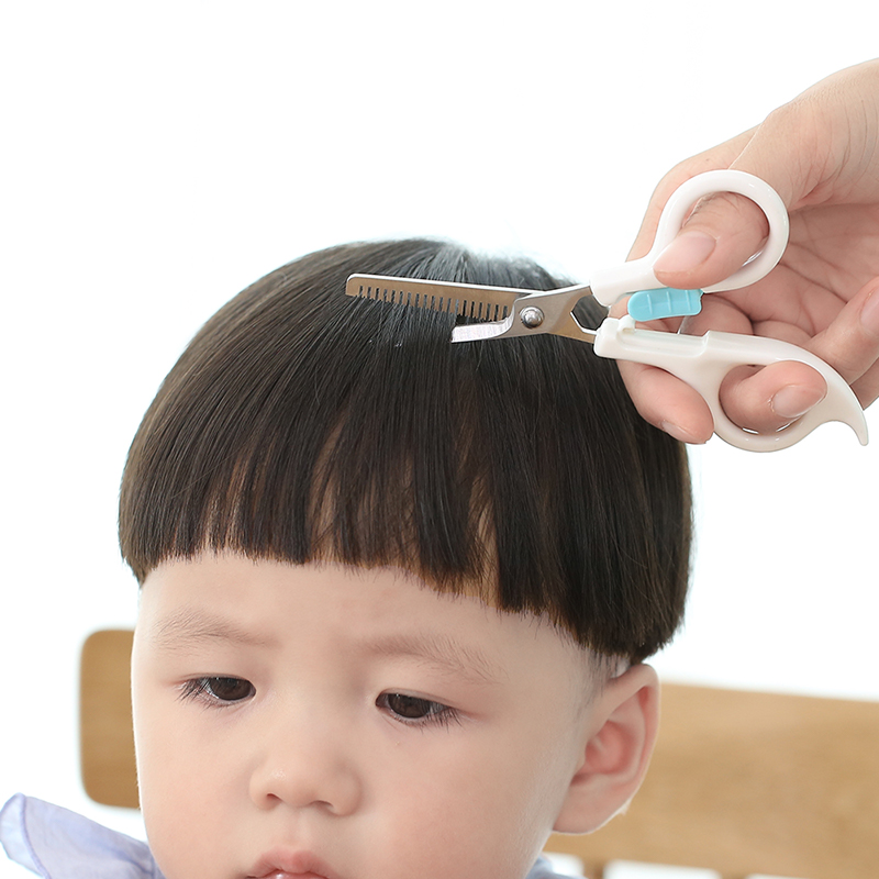 Fasola Home Baby Baby Teeth Cut Flat Hair Cut Barber Scissors Child
