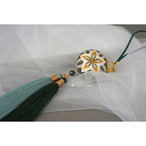 Primary Ruozhu hand ball DIY material bag Chinese style Cuju embroidery trailer hanging bag hanging