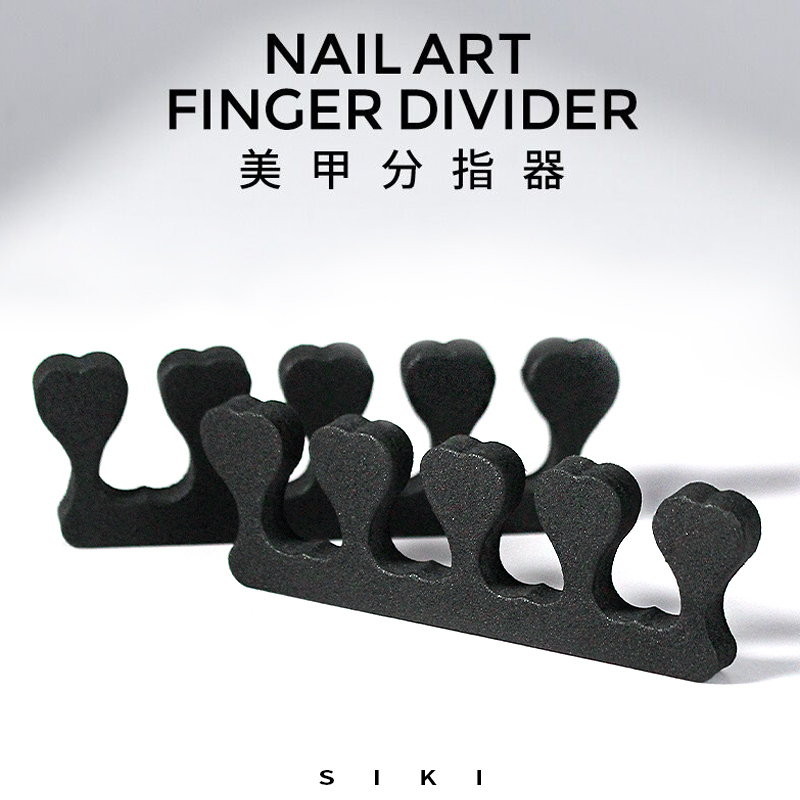 Sponge Finger Separators, Toe Separators, Finger and Toe Separators, Nail Polish Applicator, Manicure Tool, 1 Pair, Toe Separators