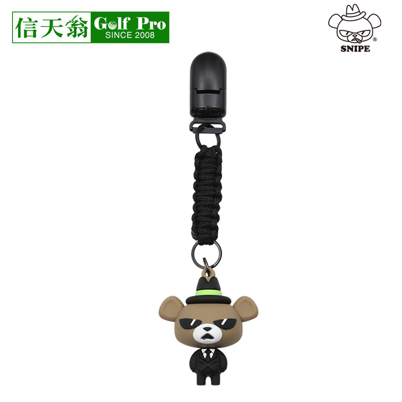 Japan Osaka Bear SNIPE Golf Accessories Small Bear Pushrod Sleeve Clip SP211PTH Personality PVC Cartoon Clip-Taobao