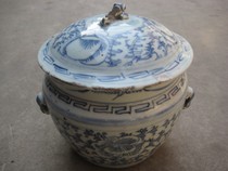 Old porcelain old porcelain sugar vat Qing Dynasty left and right